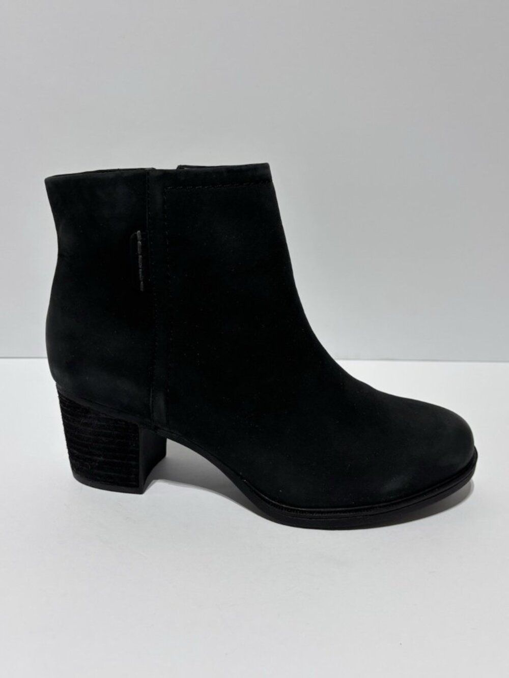 Rockport Cobb Hill Women’s Natashya Black Ankle Booties, Size 8.5 Wide